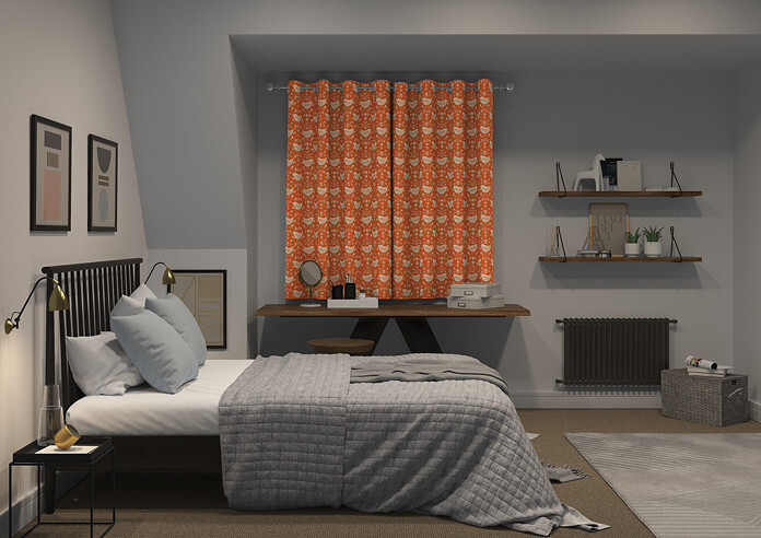 Narvik, Burnt Orange - Made to Measure Curtains - Image 7